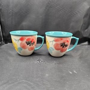 The Pioneer Women Flea Market Vintage Bloom mugs (2)